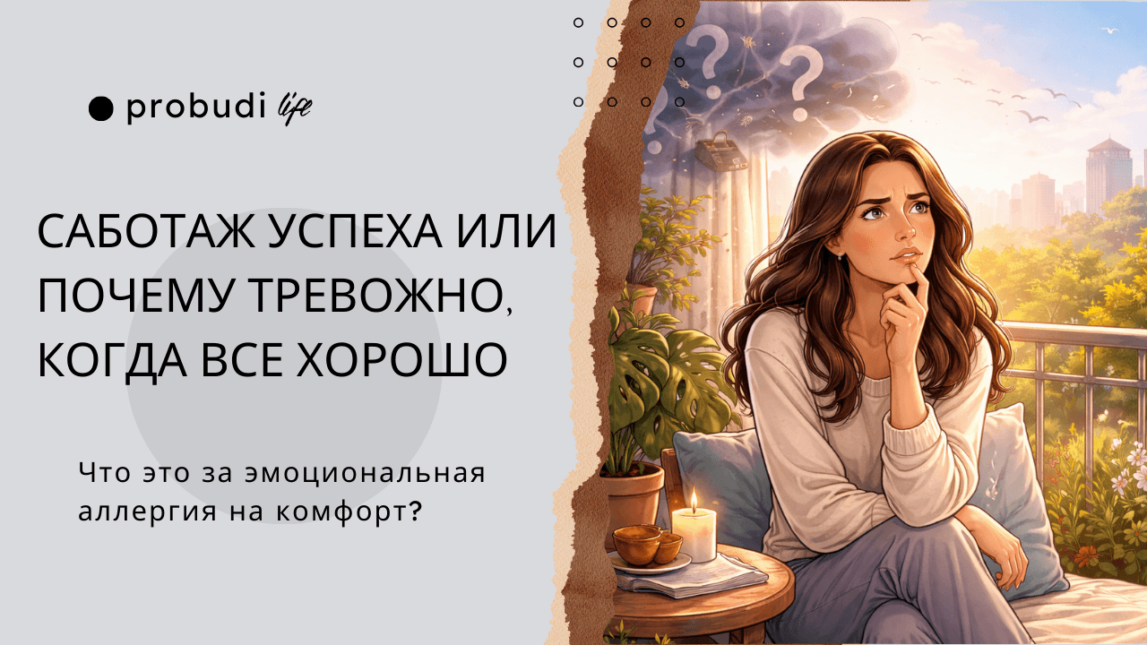 Саботаж успеха или почему тревожно, когда все хорошо